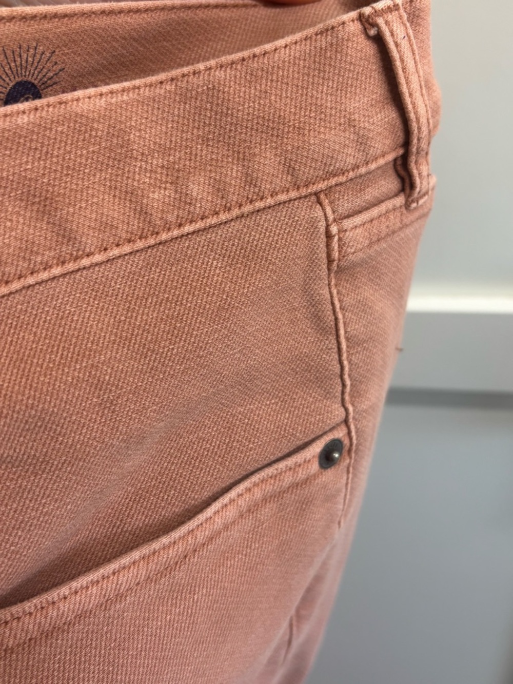 Faherty Stretch Terry 5 Pocket Pants Mens 38x27 Athletic Fit Mesa Red - Picture 8 of 10